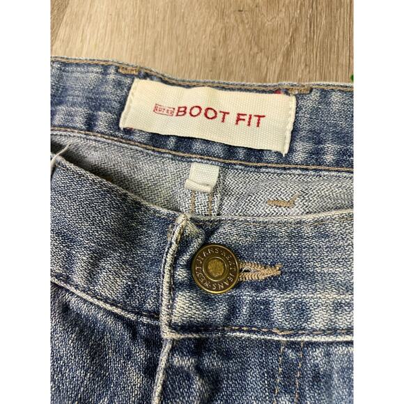 Levi's Men's Boot Fit Medium Wash Denim Jeans Relaxed Straight Vintage Y2K 32x32 - Picture 5 of 10